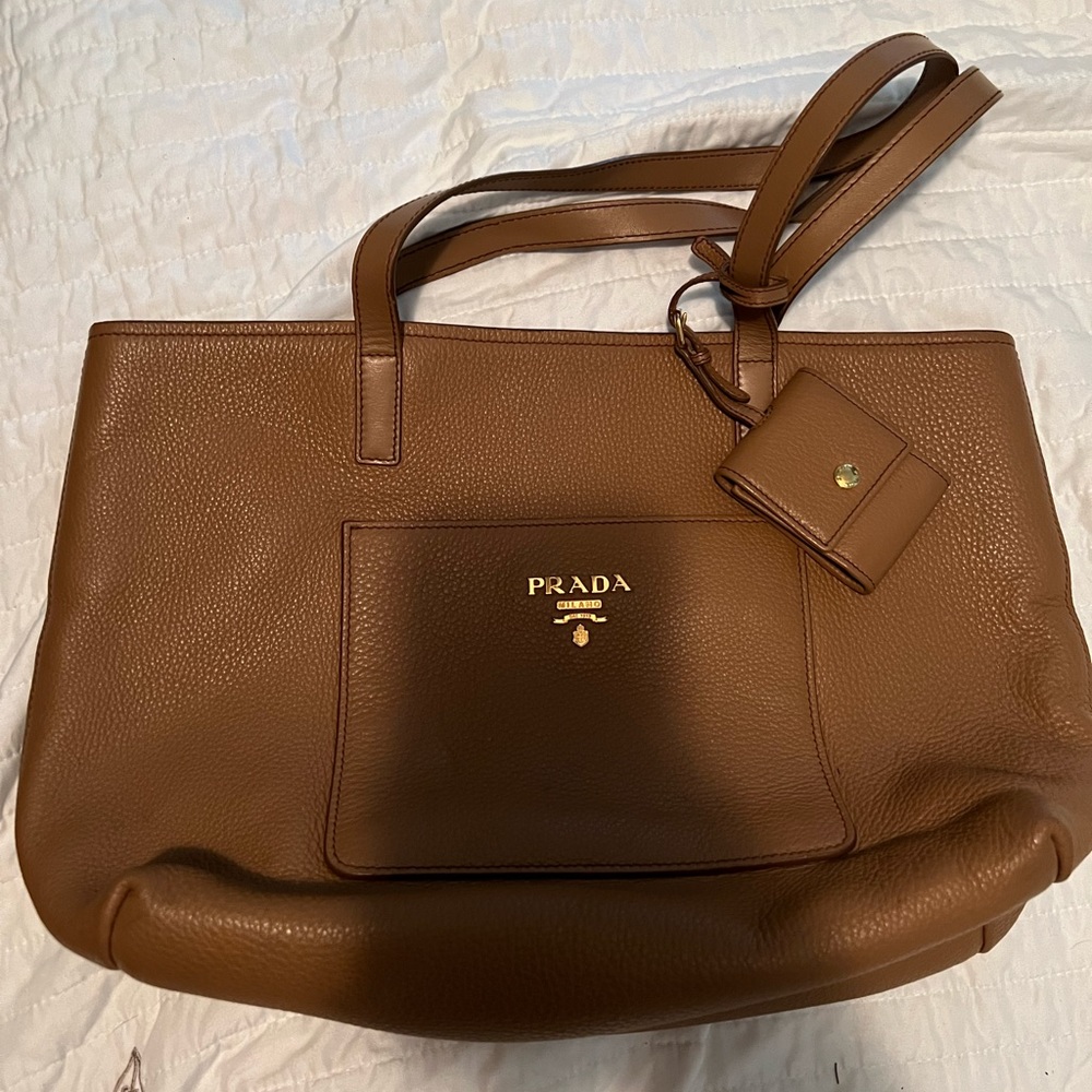 Prada Tan Tote